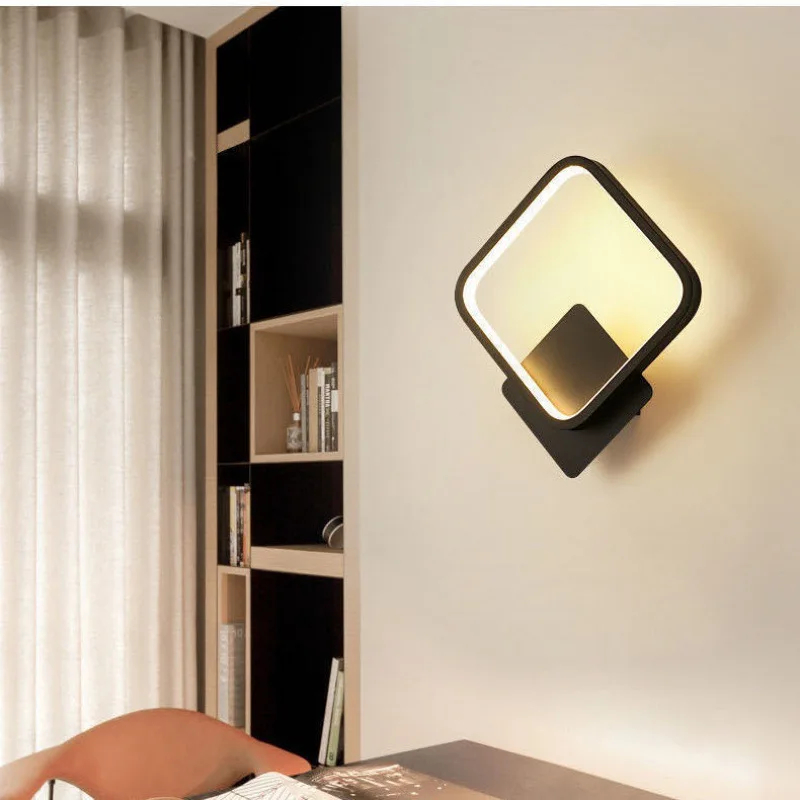 LÁMPARA PARED LED SIMPLE DORMITORIO ILUMINACIÓN RONDON - 4