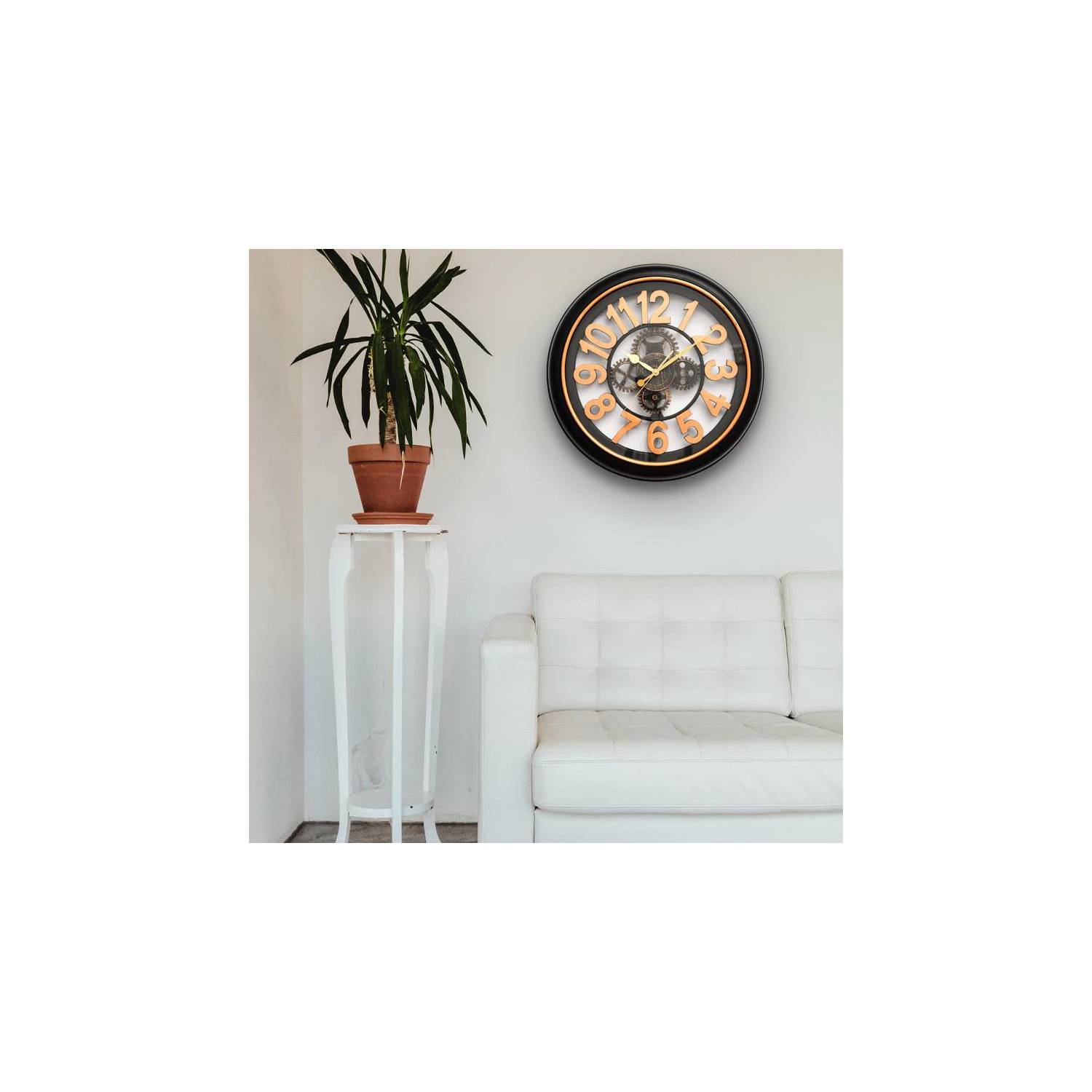 RELOJ PARED BALANZA INDUSTRIAL EUROPEO SILENCIOSO RONDON - 1