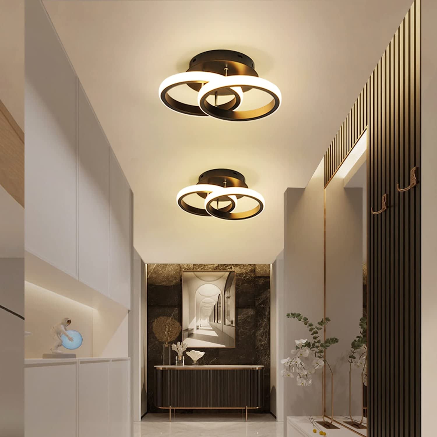 LÁMPARA TECHO LED MODERNA MONTAJE EMPOTRADO LOFT RONDON - 5