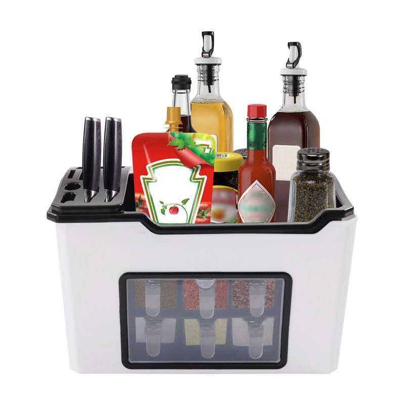 ORGANIZADOR ALMACENAMIENTO ESPECIAS COCINA SOPORTE RONDON - 9