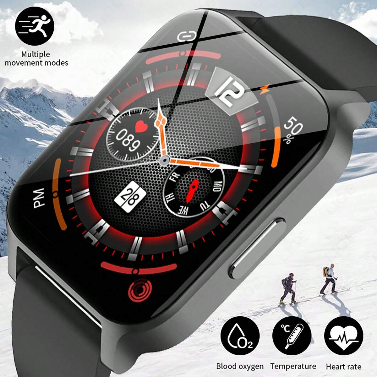 SMARTWATCH RONDON UNISEX LLAMAR BLUETOOTH - 8