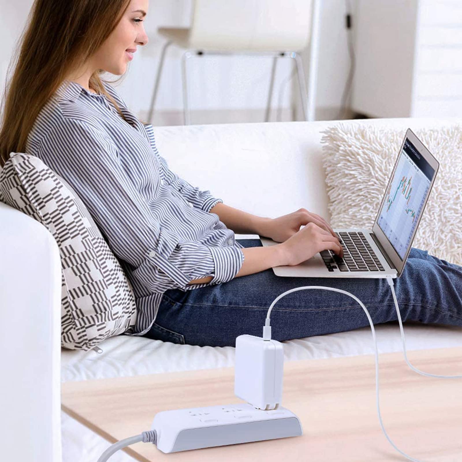ADAPTADOR CORRIENTE CARGADOR RÁPIDO USB C PORTATIL RONDON - 8
