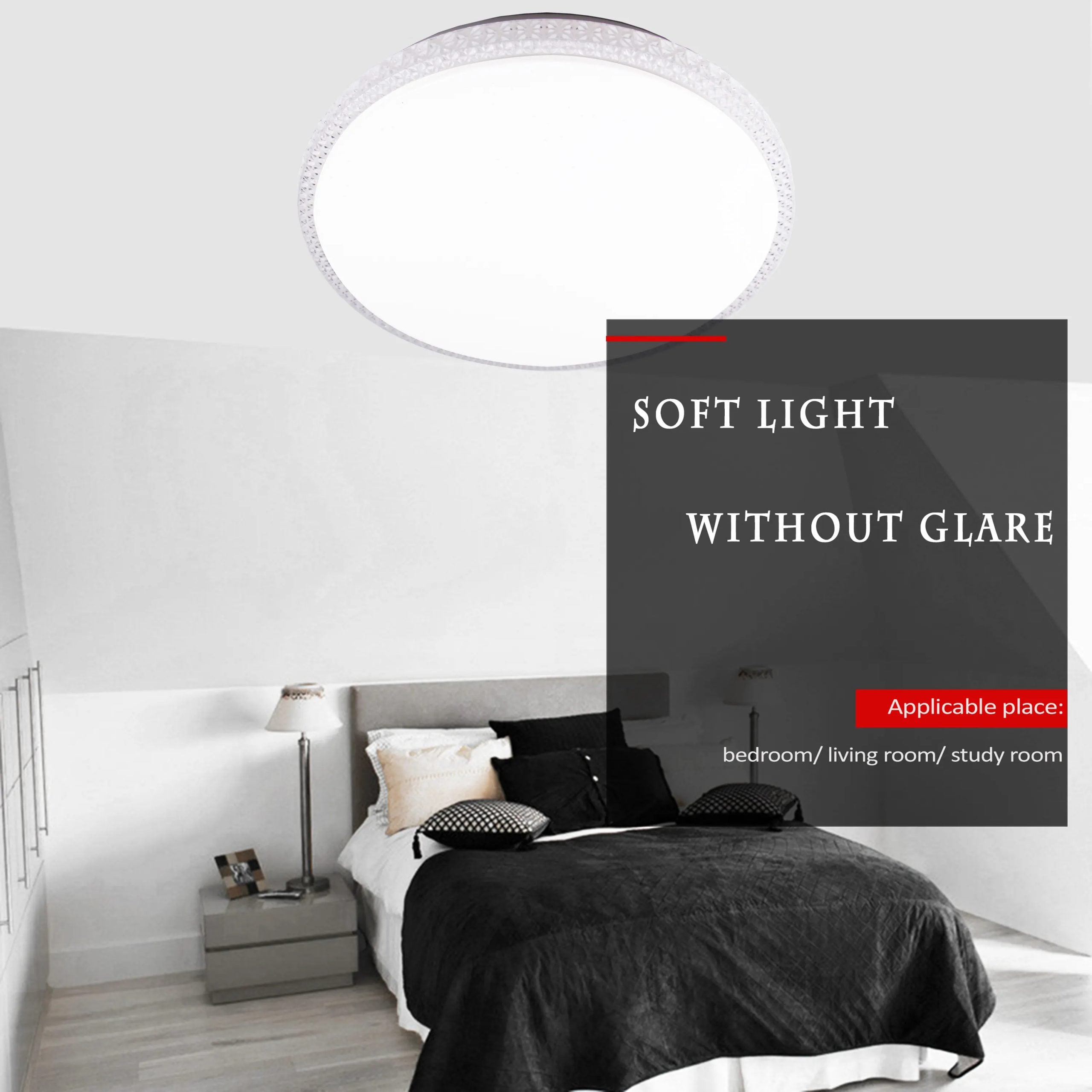 LÁMPARA TECHO LED MONTAJE EMPOTRADO DISTANCIA MANDO RONDON - 2