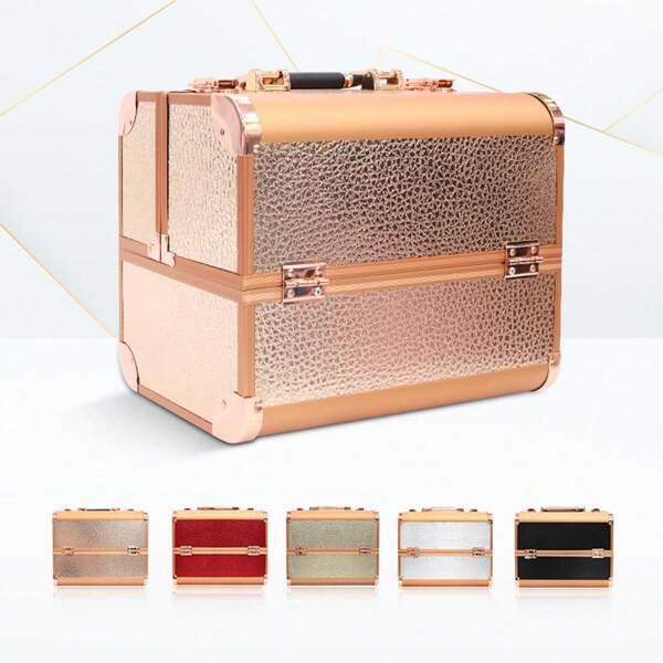MALETÍN MAQUILLAJE ESTUCHE PORTÁTIL COSMÉTICOS DAMAS RONDON - 9