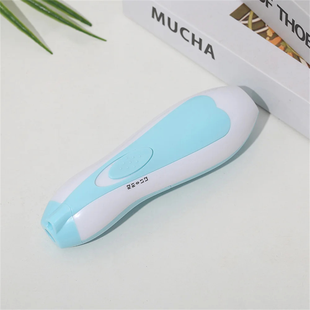 KIT ASEO BEBES CORTA UÑAS ELECTRICO LUZ LED PORTATIL RONDON - 4