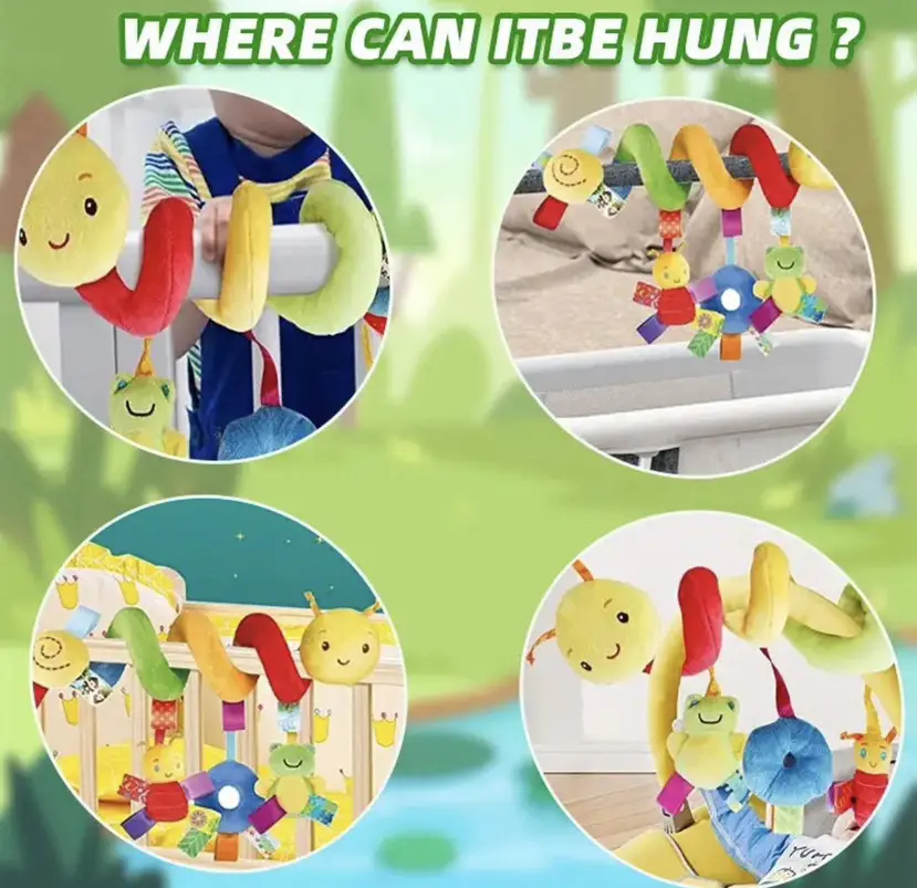 SONAJEROS BEBÉS PELUCHE KXLY MULTICOLOR JUGUETES EDUCATIVOS SONAJERO BEBE - 1