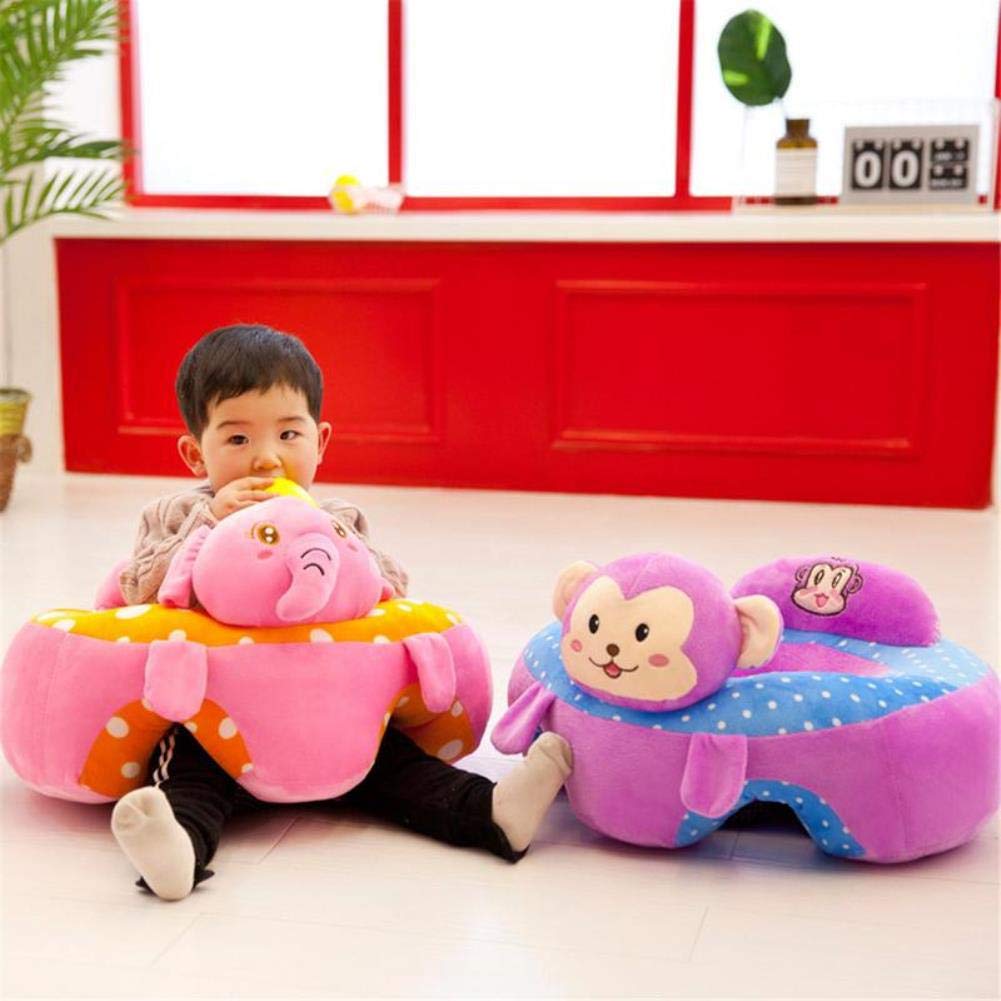 SILLA KXLY ANIMAL SEGURO BEBÉ JUGUETE FELPA DESCANSO RONDON MULTICOLOR - 9