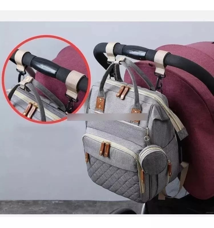 MOCHILA INSIGHT PAÑALES IMPERMEABLE GRAN CAPACIDAD OXFORD RONDON MULTICOLOR - 1