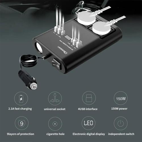 INVERSOR CORRIENTE INTELIGENTE MODERN BABY AUTOS CAMIONES USB RONDON - 8