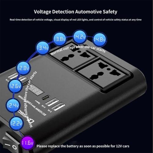 INVERSOR CORRIENTE INTELIGENTE MODERN BABY AUTOS CAMIONES USB RONDON - 9