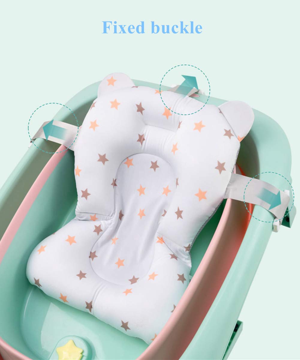ALMOHADILLA MODERN BABY BAÑERA BEBÉ INFANTIL CÓMODO FLOTANTE RONDON ALGODÓN MULTICOLOR - 8