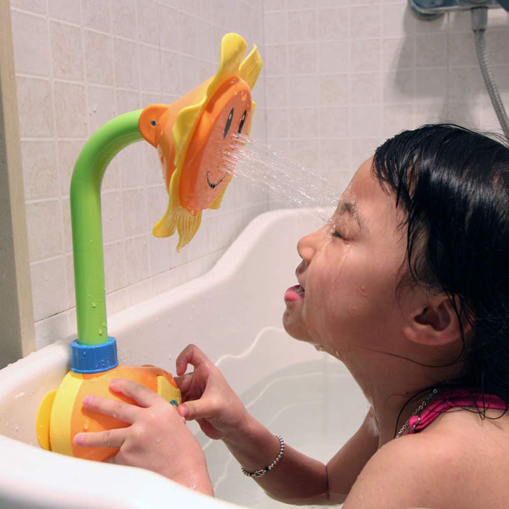 JUGUETE REGADERA MODERN BABY BEBÉ GIRASOL ROCIADO AGUA BAÑO DUCHA RONDON NUEVO - 5