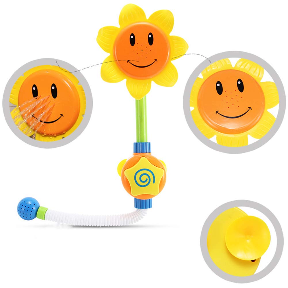 JUGUETE REGADERA MODERN BABY BEBÉ GIRASOL ROCIADO AGUA BAÑO DUCHA RONDON NUEVO - 7