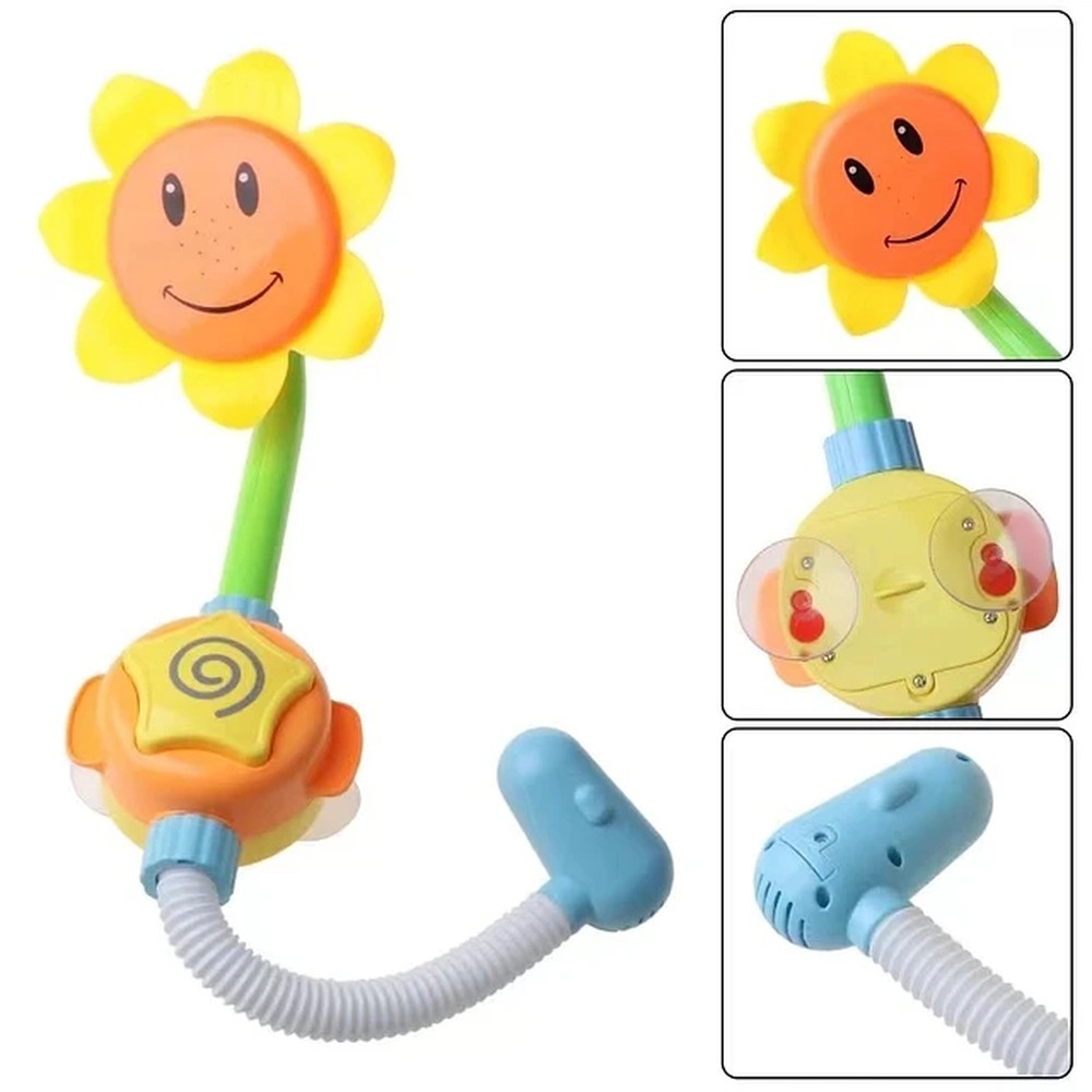 JUGUETE REGADERA MODERN BABY BEBÉ GIRASOL ROCIADO AGUA BAÑO DUCHA RONDON NUEVO - 9