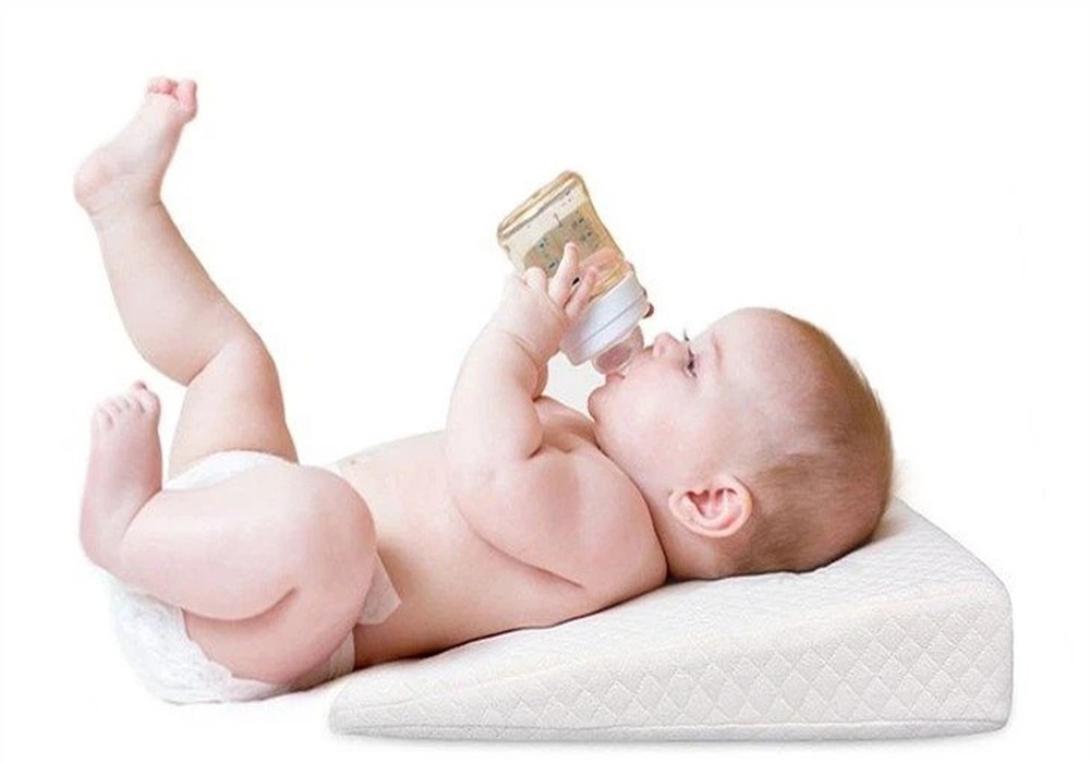 ALMOHADA MODERN BABY DORMIR BEBÉ RECIÉN NACIDO ANTI REFLUJO SUAVE RONDON ALGODÓN MULTICOLOR - 6
