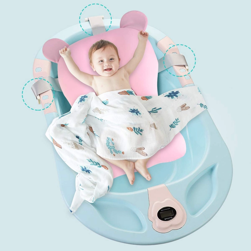 COJÍN BEBE BAÑO RECIÉN NACIDO ASIENTO APOYO SUAVE RONDON - 8
