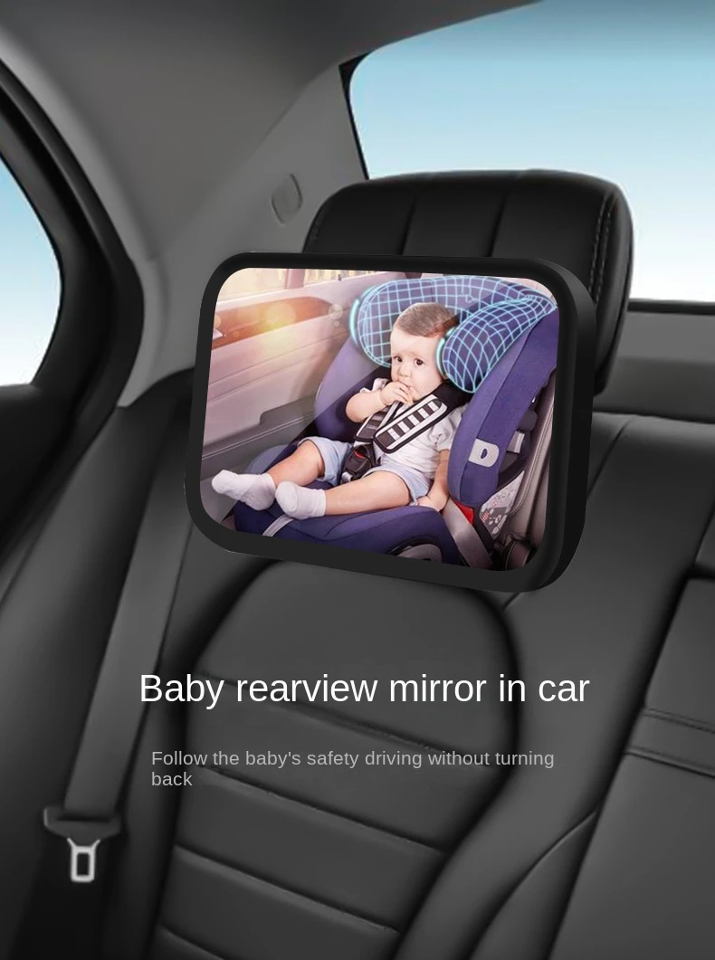 ESPEJO RETROVISOR BEBÉ COCHE ROTACIÓN 360 AJUSTABLE RONDON - 9