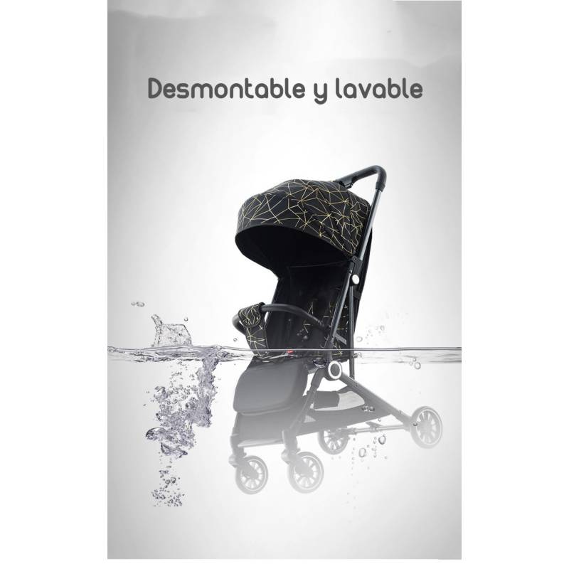 COCHE PASEO ULTRA COMPACTO BEBE PLEGABLE AJUSTABLE RONDON - 8