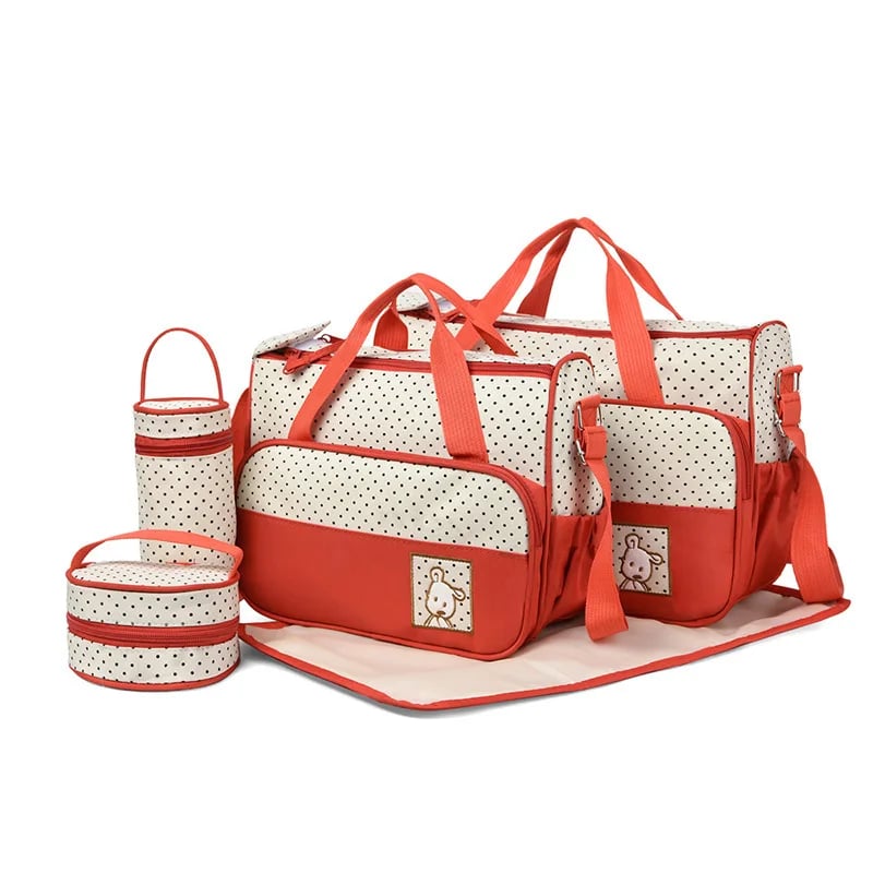 PAÑALERA BOLSO MATERNO PRÁCTICO MODA BEBE PORTÁTIL RONDON - 1