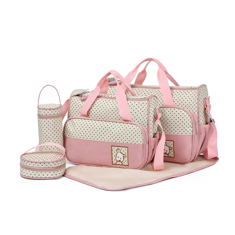 PAÑALERA BOLSO MATERNO PRÁCTICO MODA BEBE PORTÁTIL RONDON - 4