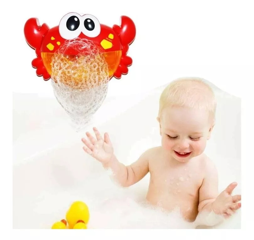 JUGUETES BAÑO BEBÉS NIÑOS CANGREJO BAÑERA BURBUJAS RONDON - 2