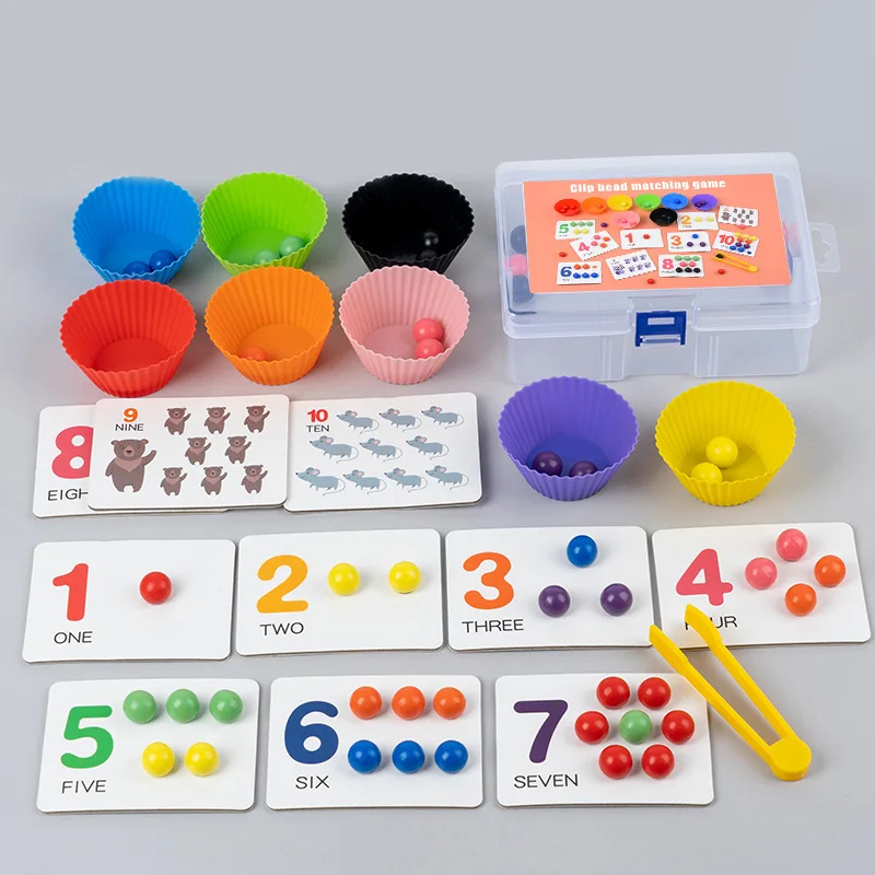 JUEGO MESA TABLERO APRENDIZAJE NIÑOS BOLAS ARCO IRIS RONDON - 6