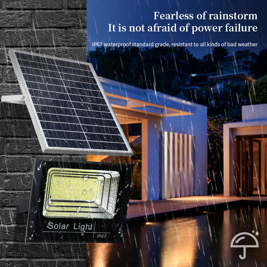 REFLECTOR LUZ INUNDACIÓN SOLAR LED IMPERMEABLE RONDON - 3