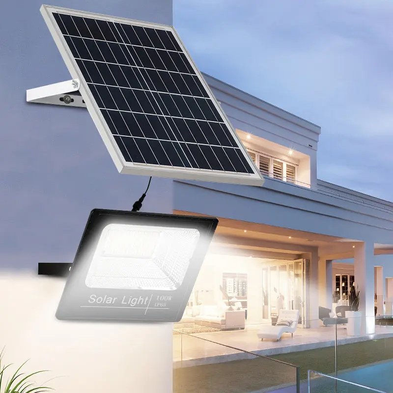 REFLECTOR SOLAR LUZ INUNDACIÓN AHORRO ENERGÍA JARDIN RONDON - 5