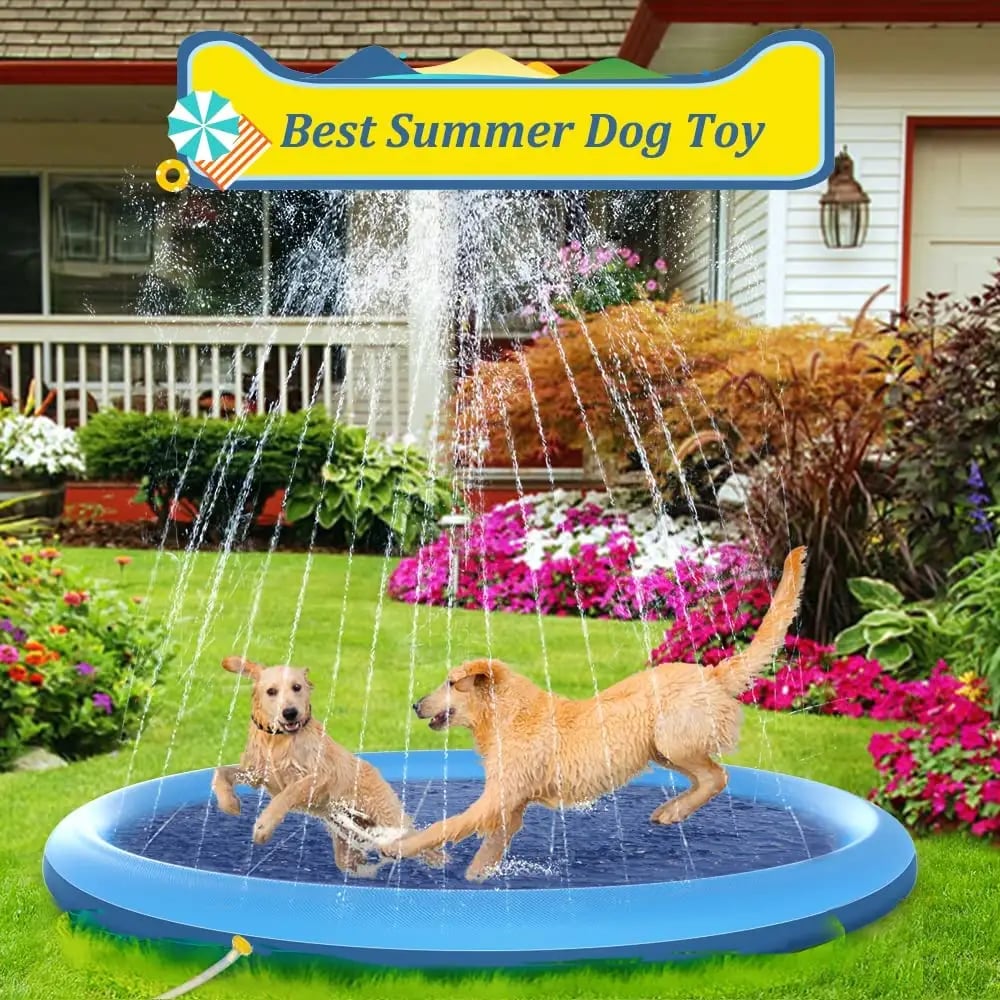 JUGUETE PERROS PISCINA COJN IMPERMEABLE RONDON HCC - 4