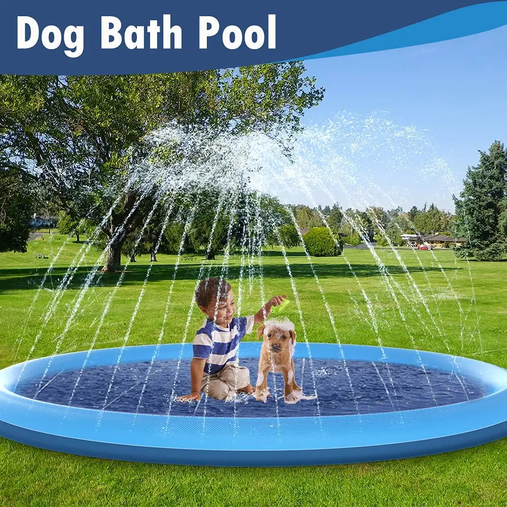 JUGUETE PERROS PISCINA COJN IMPERMEABLE RONDON HCC - 9