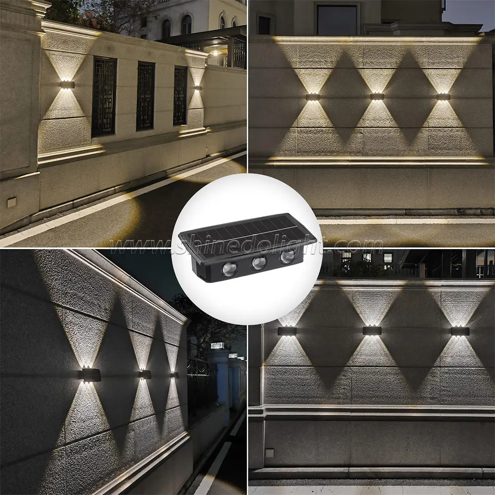 REFLECTOR SOLAR PARED LED EXTERIORES IMPERMEABLE RONDON - 2
