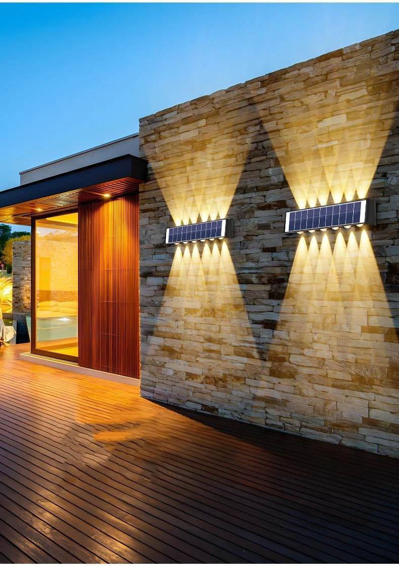 REFLECTOR SOLAR PARED LED EXTERIORES IMPERMEABLE RONDON - 4