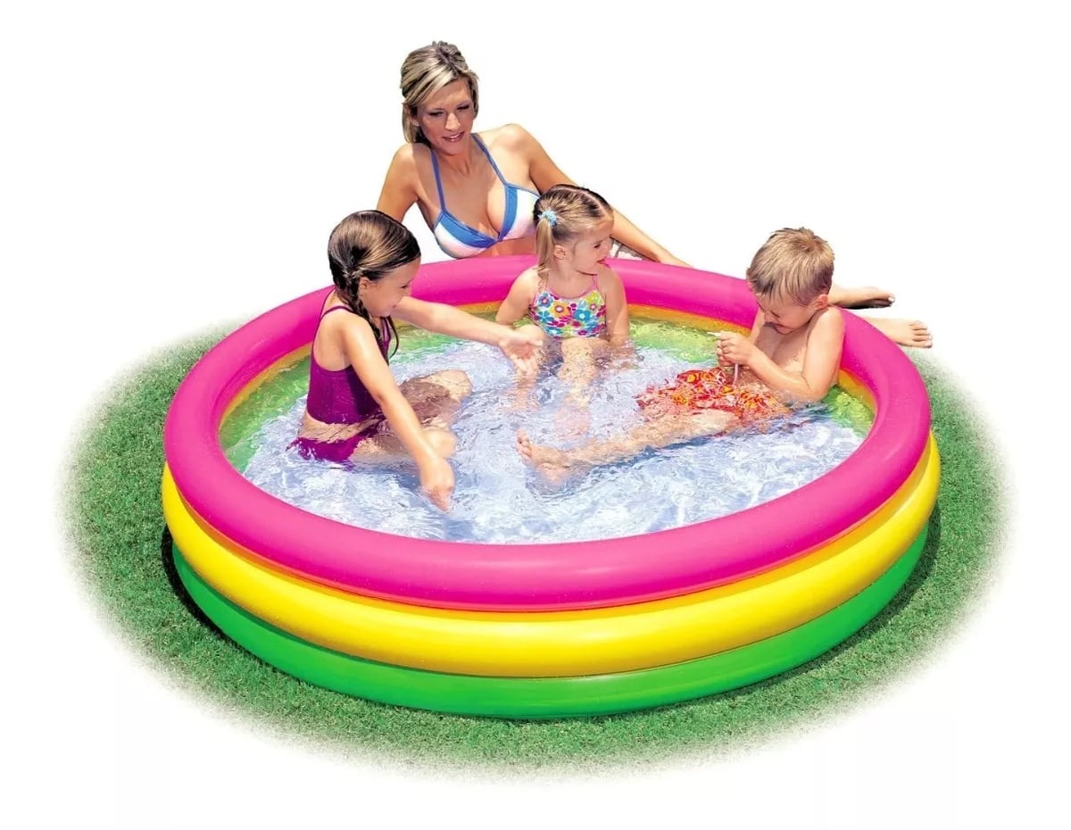 PISCINA GENUINE TOYOTA INFANTIL INFLABLE AGUA DIVERSION ACUATICA RONDON - 2