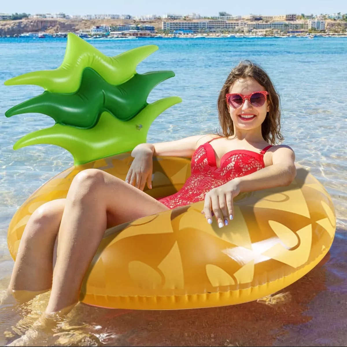 INFLABLE GENUINE TOYOTA NUEVO PISCINA FLOTADOR ADULTOS JUGUETES AGUA RONDON - 3