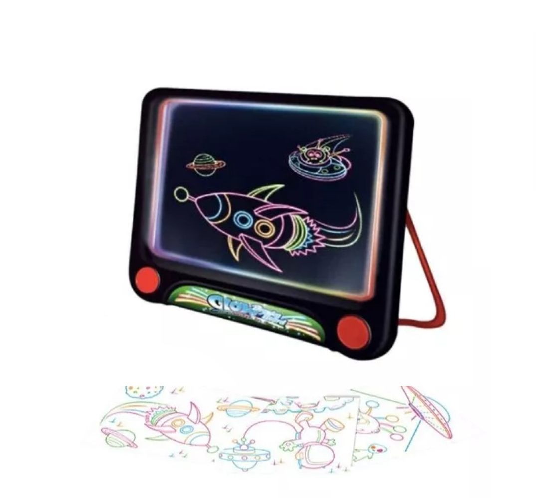 PIZARRA PALMERS 3D LUMINOSA LED DIBUJO NIÑOS NEON DIVERSION RONDON - 4