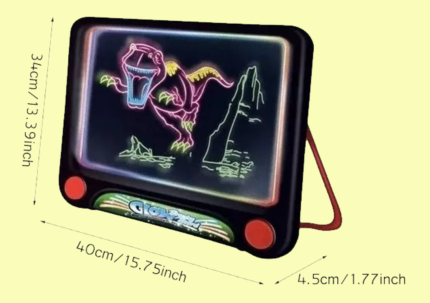 PIZARRA PALMERS 3D LUMINOSA LED DIBUJO NIÑOS NEON DIVERSION RONDON - 5