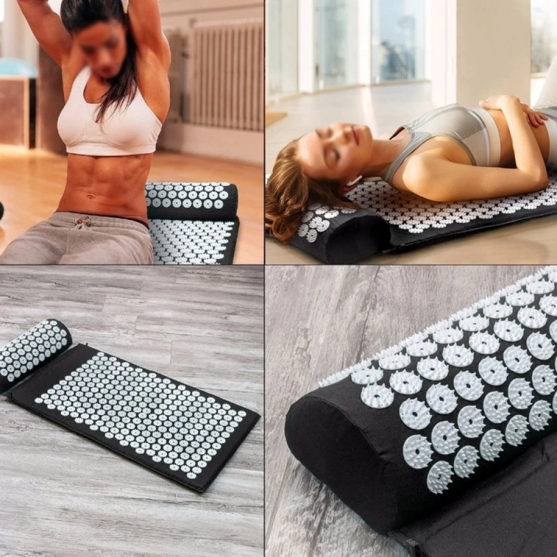 TAPETE PALMERS CONTEMPORÁNEA MODERNA YOGA COLCHONETA MASAJE ACUPRESION RELAJACION RONDON - 4