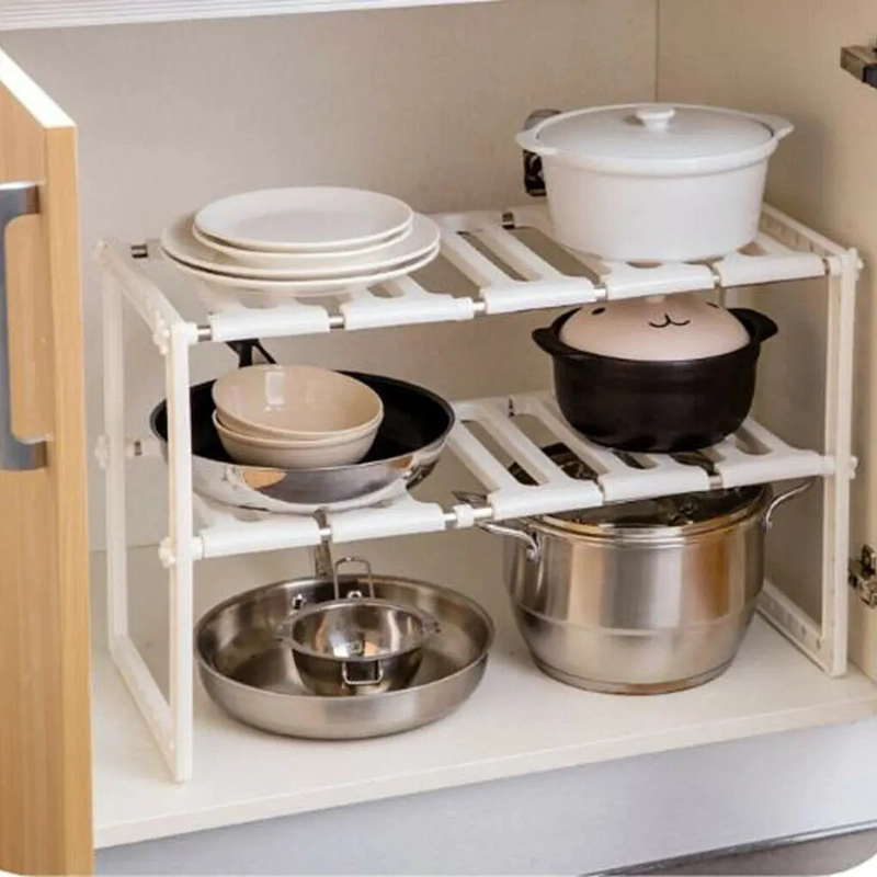 ORGANIZADOR ALMACENAMIENTO COCINA ESTANTE EXTENSIBLE RONDON - 4
