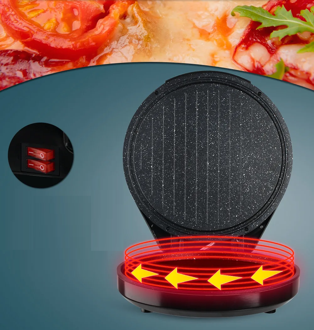 SANDWICHERA ELÉCTRICA PORTÁTIL HOGAR AUTOMÁTICA RONDON - 6