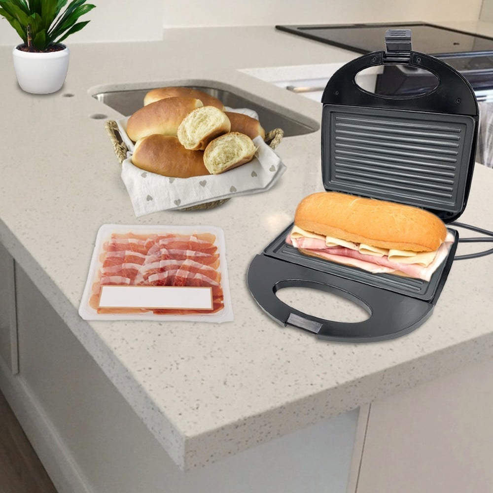 SANDWICHERA ELÉCTRICA TOSTADORA FÁCIL LIMPIAR  COCINA RONDON - 6