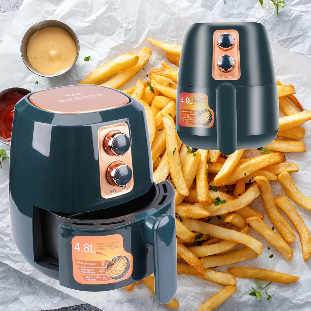 FREIDORA AIRE SIN ACEITE PAPAS FRITAS CARNE VERDURAS RONDON - 8