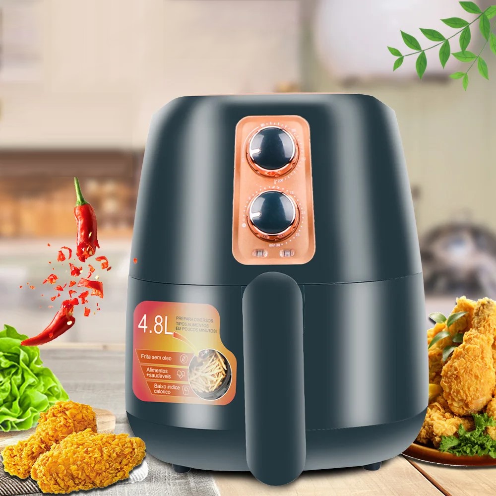 FREIDORA AIRE SIN ACEITE PAPAS FRITAS CARNE VERDURAS RONDON - 9