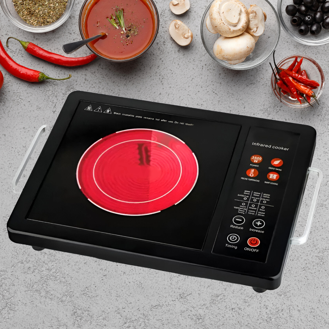 COCINA ENCIMERA PORTATIL ELÉCTRICA INFRARROJA DIGITAL RONDON - 4