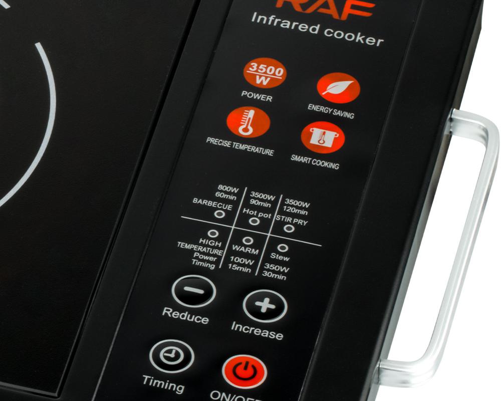 COCINA ENCIMERA PORTATIL ELÉCTRICA INFRARROJA DIGITAL RONDON - 8