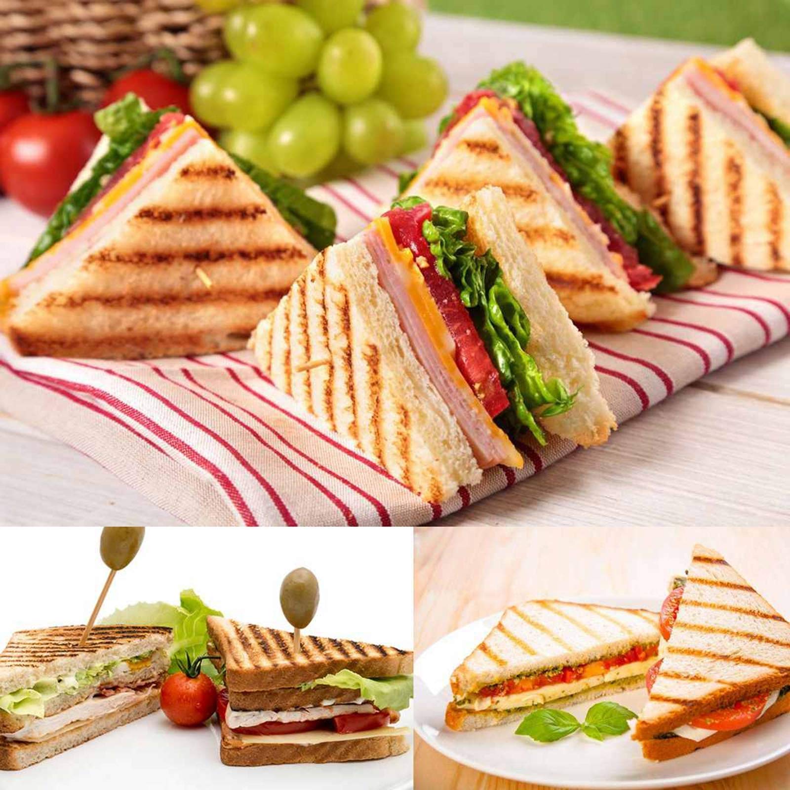 SANDWICHERA MÁQUINA HUEVOS ELÉCTRICA MULTIFUNCIÓN RONDON - 9