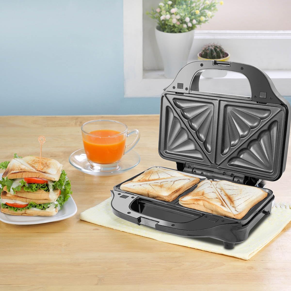 SANDWICHERA MULTIFUNCIÓN WAFFLE PANINI DELICIAS RONDON - 6