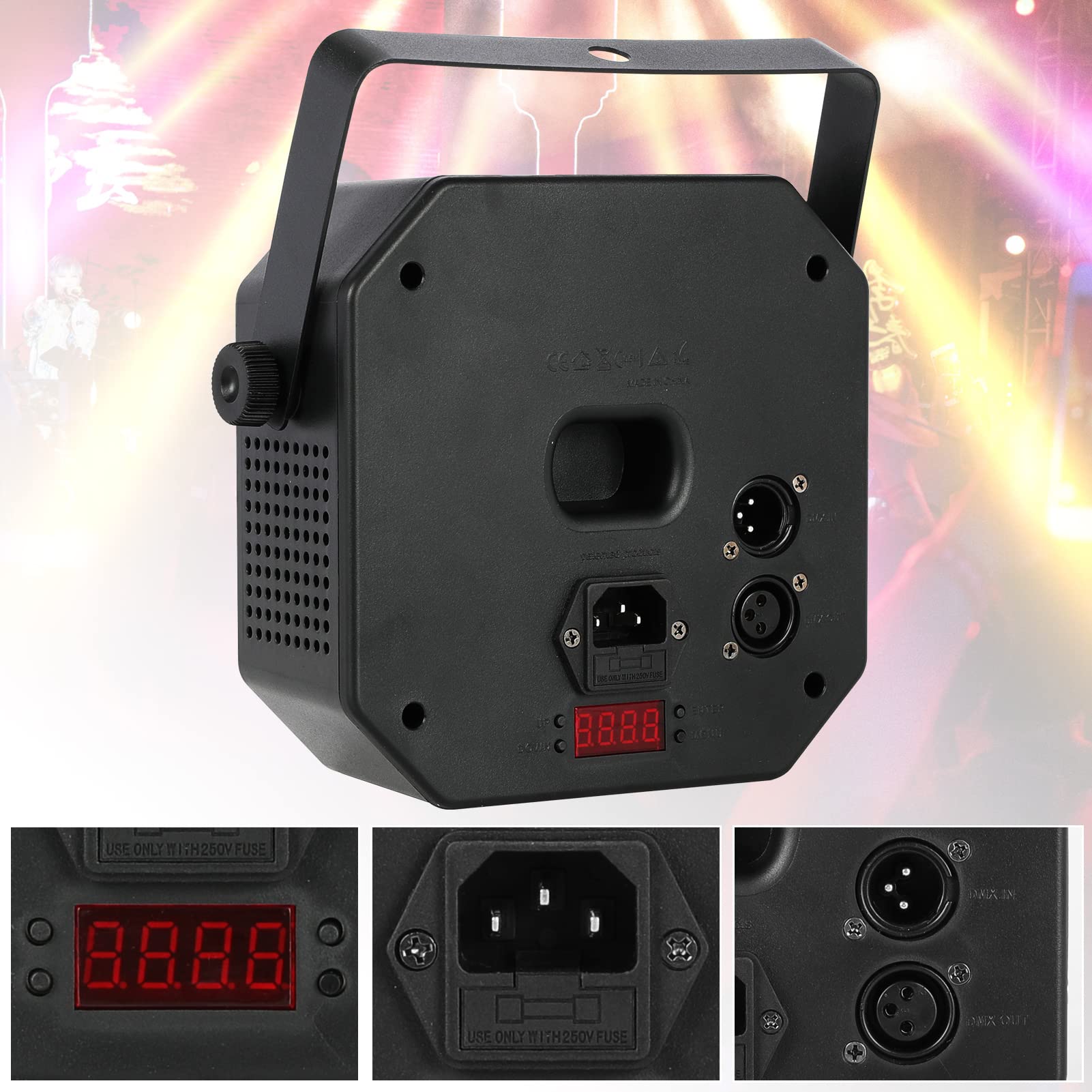 LUCES ESCENARIO DJ LED PROFESIONAL FIESTA COLORES RONDON - 5