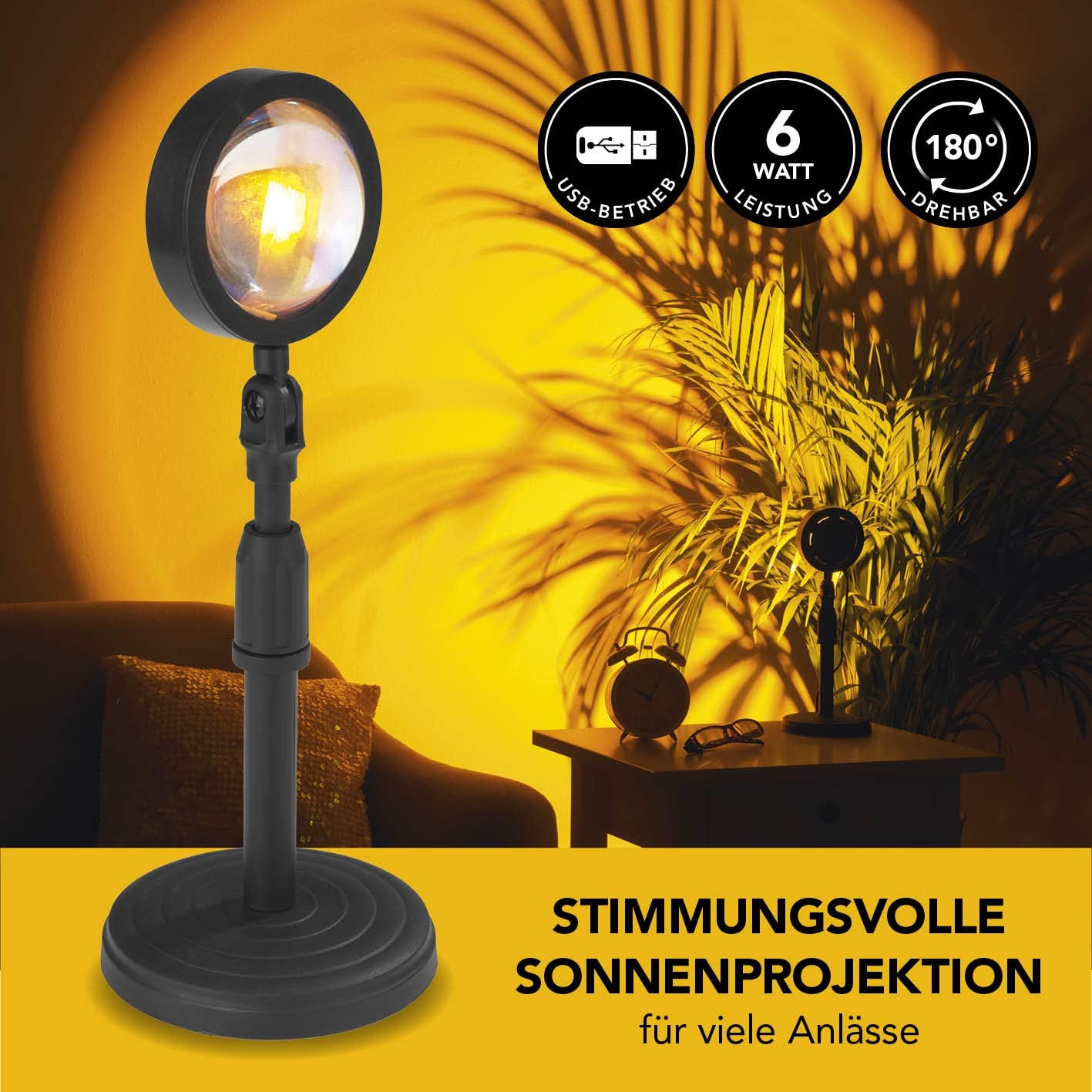 LÁMPARA MESA 100FIT NUEVO MESA LENTE CRISTALINA HOGAR ILUMINACIÓN LED RONDON - 3