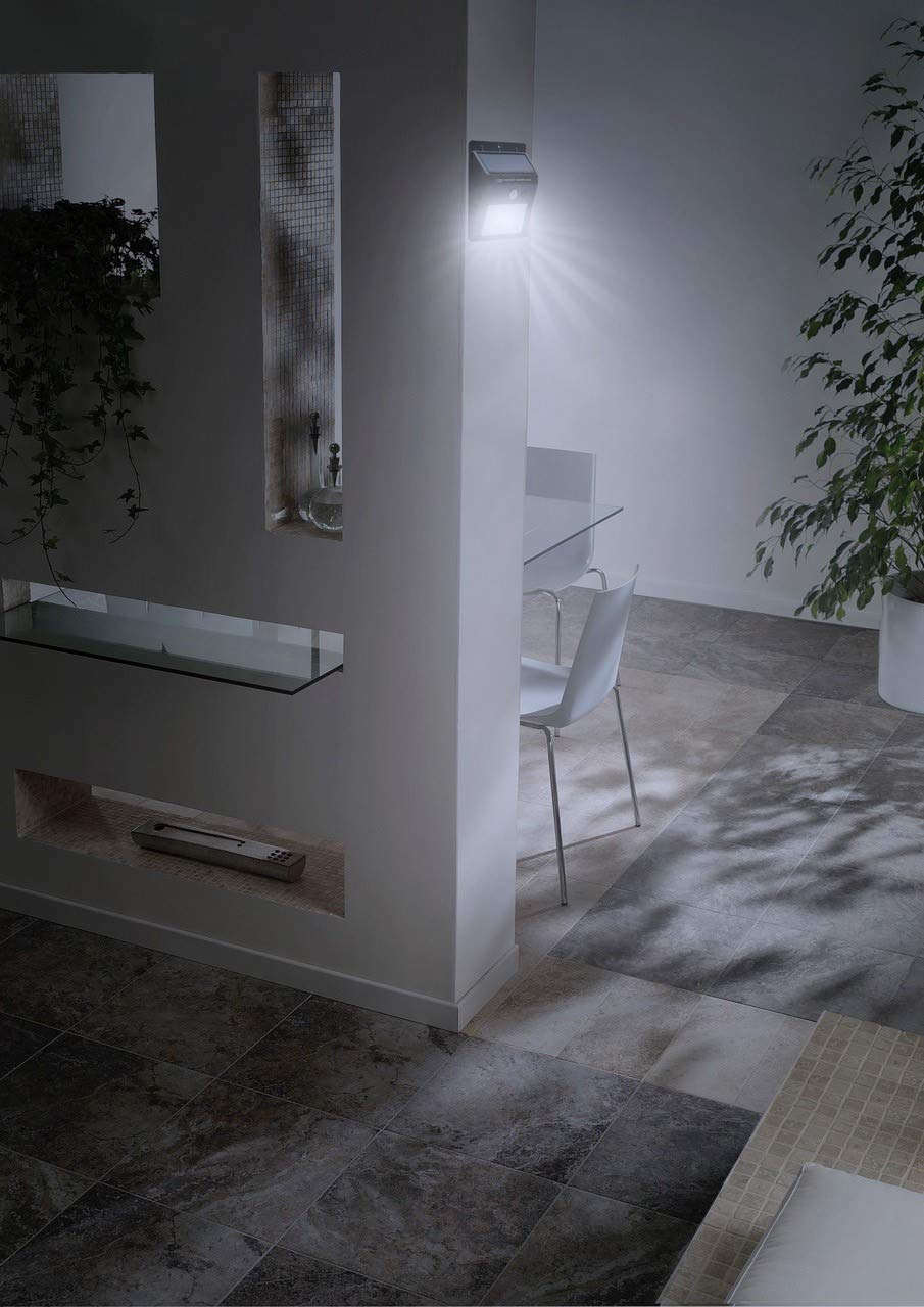 FOCO 20 LED SOLAR SENSOR MOVIMIENTO EXTERIOR HOGAR RONDON - 2