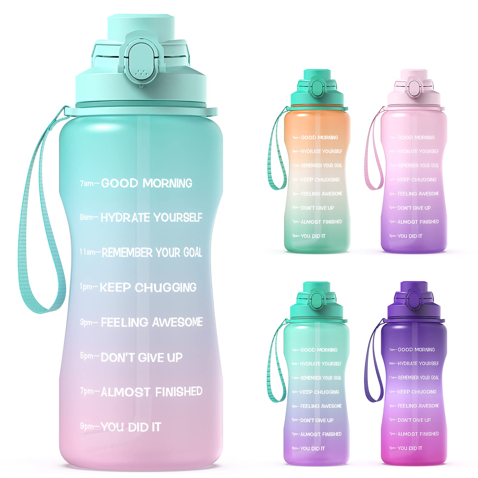 TERMO BOTELLA AGUA MOTIVACIONAL COOLERS HIDRATACIÓN RONDON - 7